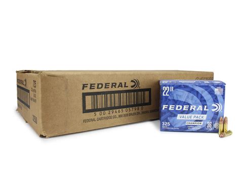 Federal Value Pack Lr Grain Hp Rnds Ammo Can Free S H