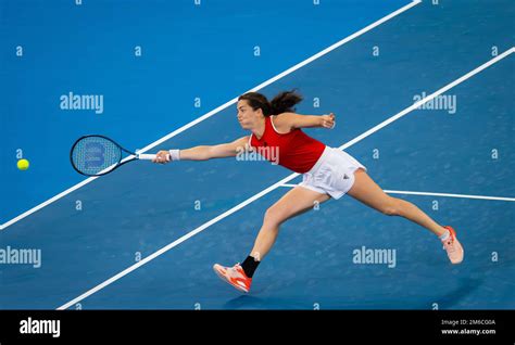 Ulrikke Eikeri Of Norway During Her Second Mixed Doubles Match At The