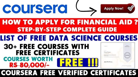 30 Free Data Science Courses Coursera Free Certificate How To