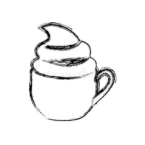 Coffee Cream Cup Icon Stock Illustration Illustration Of Drink 89009061