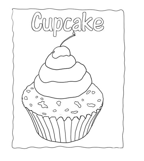 Coloriage Image De Cupcake T L Charger Et Imprimer Gratuit Sur