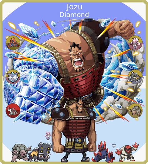 Jozu, Pokemon x One Piece Team by LuxrayHeart on DeviantArt