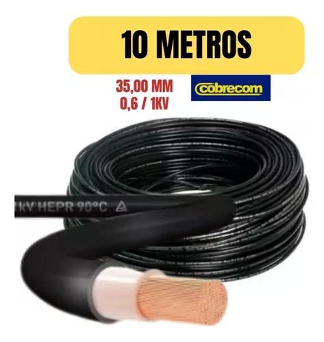 Cabo Flexivel Nax Kv Mm Preto Metro Cobrecom Imetr