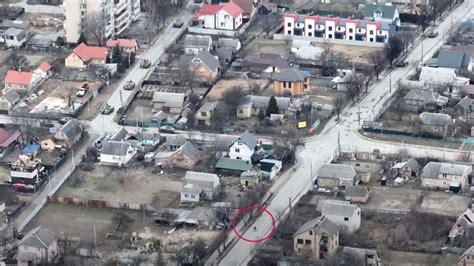 Ukraine war: Drone footage appears to show Russian military vehicles ...