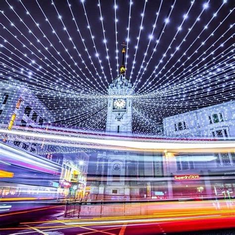 Christmas City Lights 😍🌌 Stunning capture of Brighton Clocktower at ...