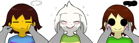 Chara Asriel Asriel Dreemurr Frisk Undertale персонажи Enigi09 Undertale