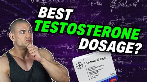 The Best Weekly Dose Of Testosterone Least Side Effects Optimum