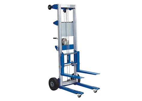 WFH SW Mini Winch Stacker With Light Alumium Mast Capacity 227Kg