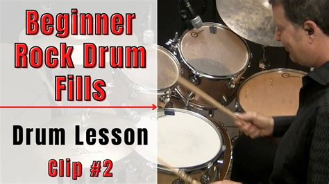 Simple Solid Drum Fills Clip 2 Drum Lesson With John X YouTube