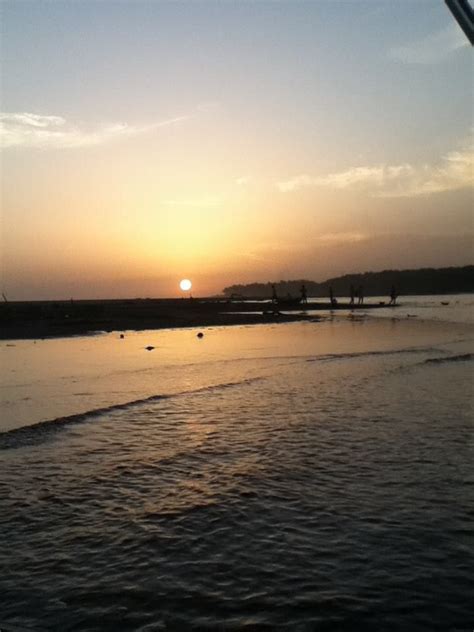 Atardecer En La Barra Del Jiote Las Lisas Chiquimulilla Santa Rosa