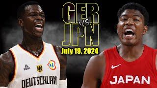 Germany Vs Japan Full Game Highlights 2024 Olympics Paris2024 Courtside