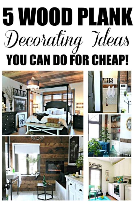 5 Diy Wood Plank Decorating Ideas And Giveaway Redhead Can Decorate