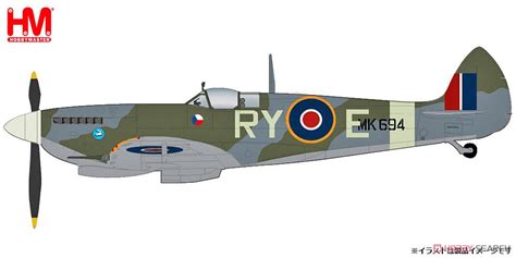 Spitfire Mk IXc MK694 Flown By F Lt Jaroslav Dobrovolny 313 Sqn