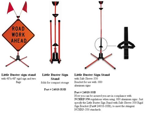 Little Buster Sign Stand For Traffic Control Safety