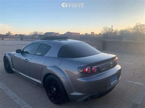 Mazda Rx 8 White Black Rims