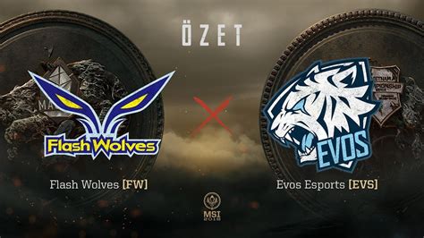 Flash Wolves FW vs EVOS Esports EVS Maç Özeti MSI 2018 Grup