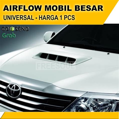 Jual Airflow Kap Mesin Model Fortuner Besar Air Scoop Variasi