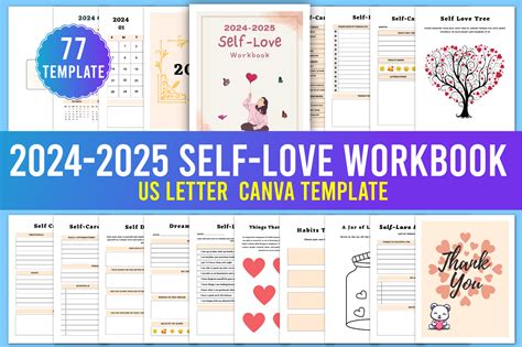 2024 2025 Self Love Workbook Canva Kdp Graphic By Designmela01