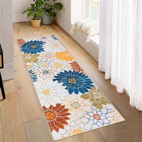 Amazon GAOMON Runner Rug 2x6 Floral Washable Kitchen Runner Rugs