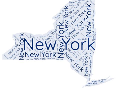 New York State Word Cloud Inkpx