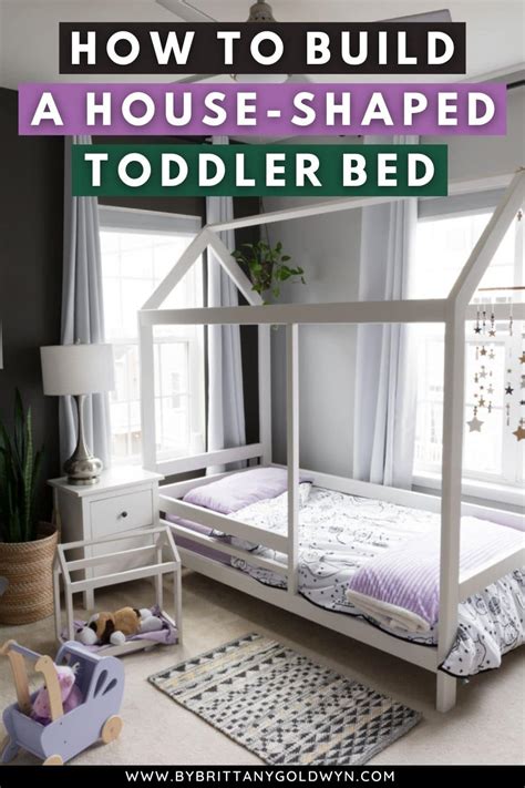 How to Build a Stunning Toddler House Bed Frame