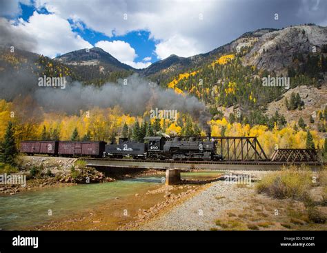 Durango Silverton Narrow Gauge Railroad Stock Photo Alamy