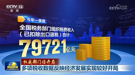 多项税收数据反映经济发展实现较好开局我苏网