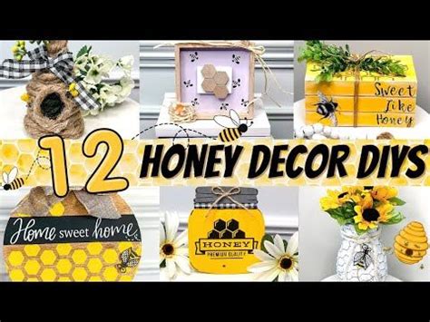 12 High End Bee Honey Themed DIYS L Summer Farmhouse Decor DIYS L