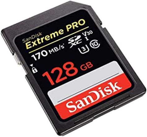 SanDisk Cartão de memória Extreme PRO SDXC UHS I de 128 GB 4K UHD