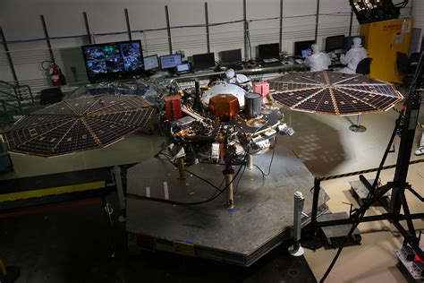 Insight Lander Solar Array Test Nasa Mars Exploration