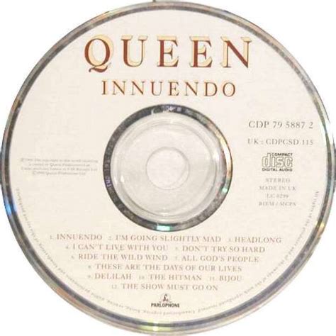 Queen "Innuendo" album gallery
