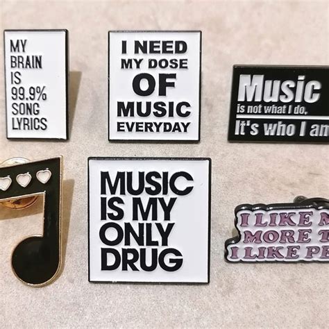 Music Enamel Pin Etsy