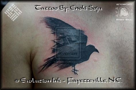 Crow Tattoo By Enoki Soju By Enokisoju Deviantart On Deviantart