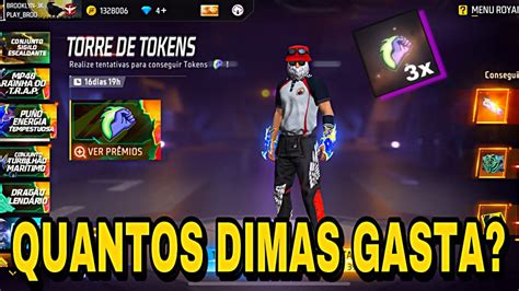 Pegando Punho Energia Tempestuosa Torre De Tokens Free Fire Novo