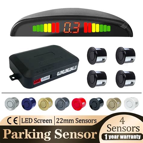 Kit Sensor De Estacionamento Display LED Radar Reverso Backup