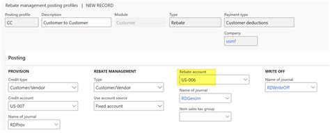 Rebate Management Retroactivity And Usage Of Items D365Tour