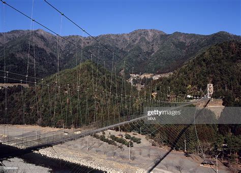 Tanise Suspension Bridge Totsukawa Yoshino Japan ストックフォト Getty Images