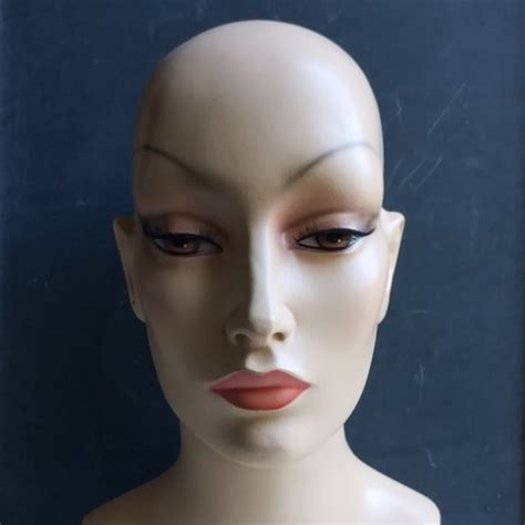 Woman Mannequin Head Etsy