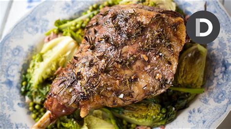 Roast Irish Lamb With Rosemary And Garlic Feat Entertainingwithbeth Youtube