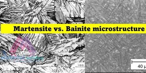 Difference Between Martensite And Bainite Microstructure