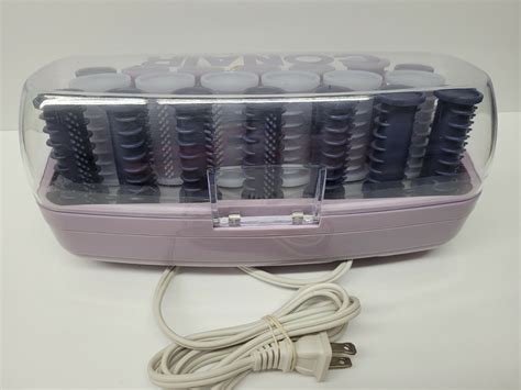 Conair Easy Start Purple Hot Rollers Electric Curlers Model Hs Sizes Ebay