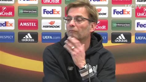 Jurgen Klopp Press Conference Youtube