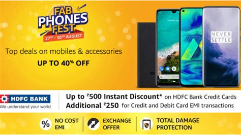 Amazon Fab Phones Fest Sale Offers Discounts On Samsung Galaxy M30