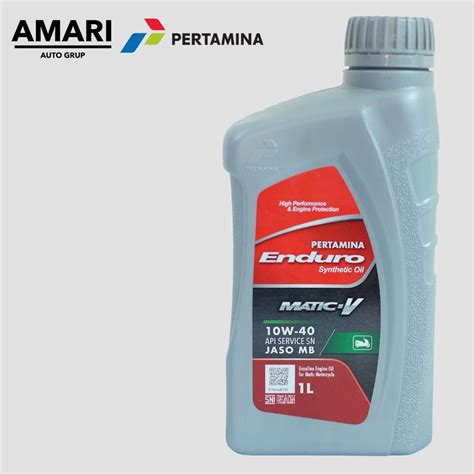 Jual Pertamina Oli Motor Enduro Matic V W Liter Shopee Indonesia