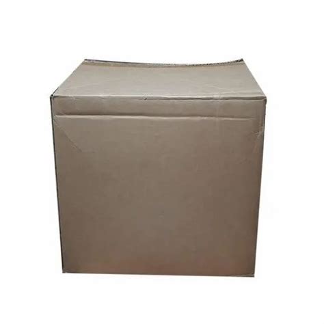 Single Wall 3 Ply Brown Square Plain Corrugated Box At Rs 60 Piece In