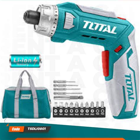 TOTAL 8V 1 5Ah CORDLESS SCREWDRIVER Daraz Bd