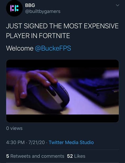 Bucke joins BBG! : r/FortniteCompetitive