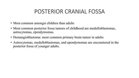 posterior cranial fossa surgery and anaesthesia | PPT