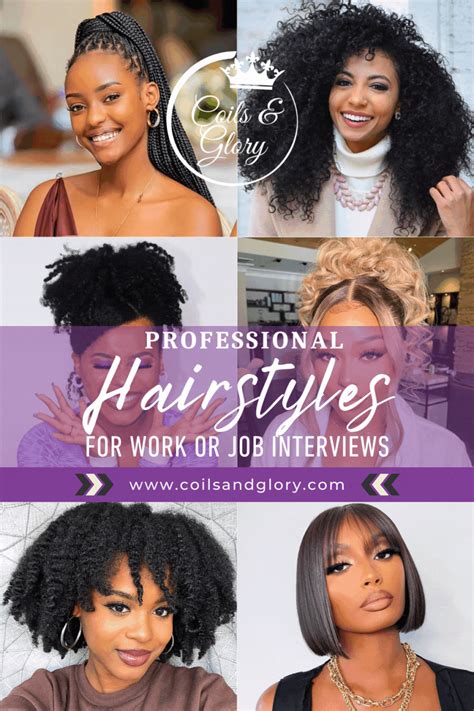 45 Professional Hairstyles For Classy Black Women Coils And Glory In 2024 Interview