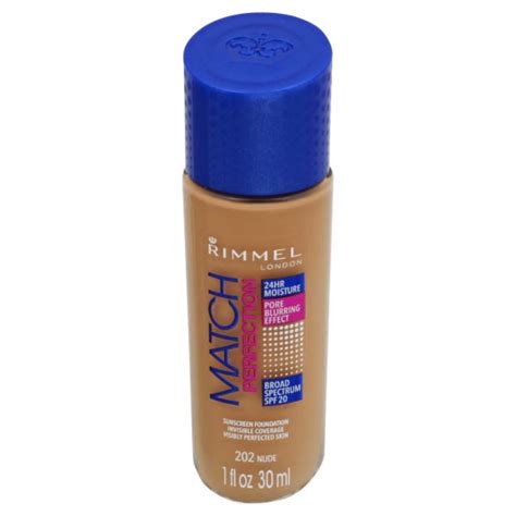 Rimmel Match Perfection Light Perfecting Radiance Sunscreen Foundation Nude Walmart